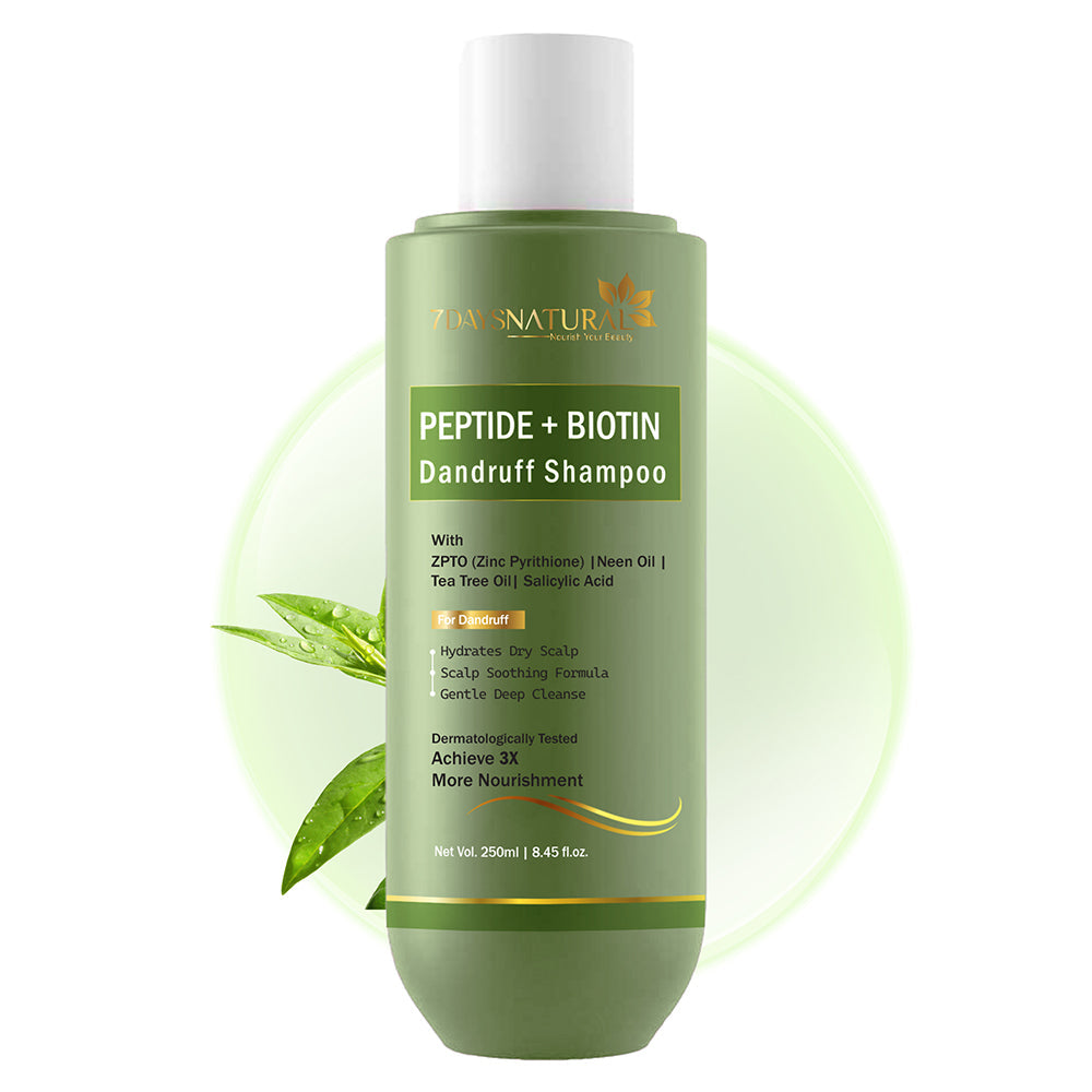 7 DAYS NATURAL PEPTIDE + BIOTIN DANDRUFF SHAMPOO - 250ML image 0