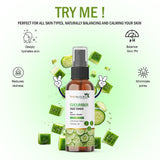 7Days Natural Cucumber Face Toner with Rose Water and Menthol, pH Balancing, Instant Hydration,100g image 5