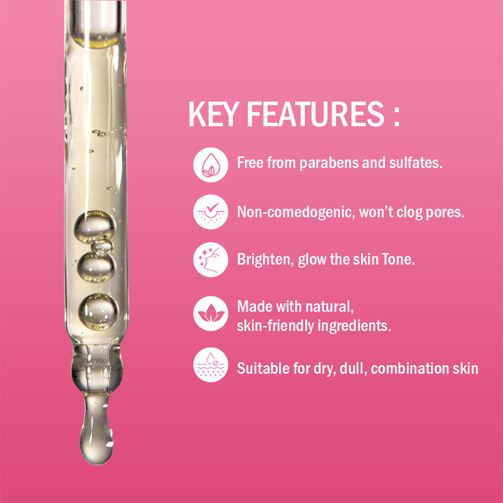 7 Days Natural Face Glow oil | Anti ageing Spotless Skin | Sun Protection oil (30 ml) image 2