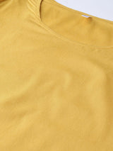 Yellow Kurta Palazzo With Dupatta - Elganza