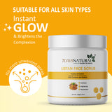 7Days Natural Ubtan Face Scrub For Face with Turmeric – 100g Scrub image 6