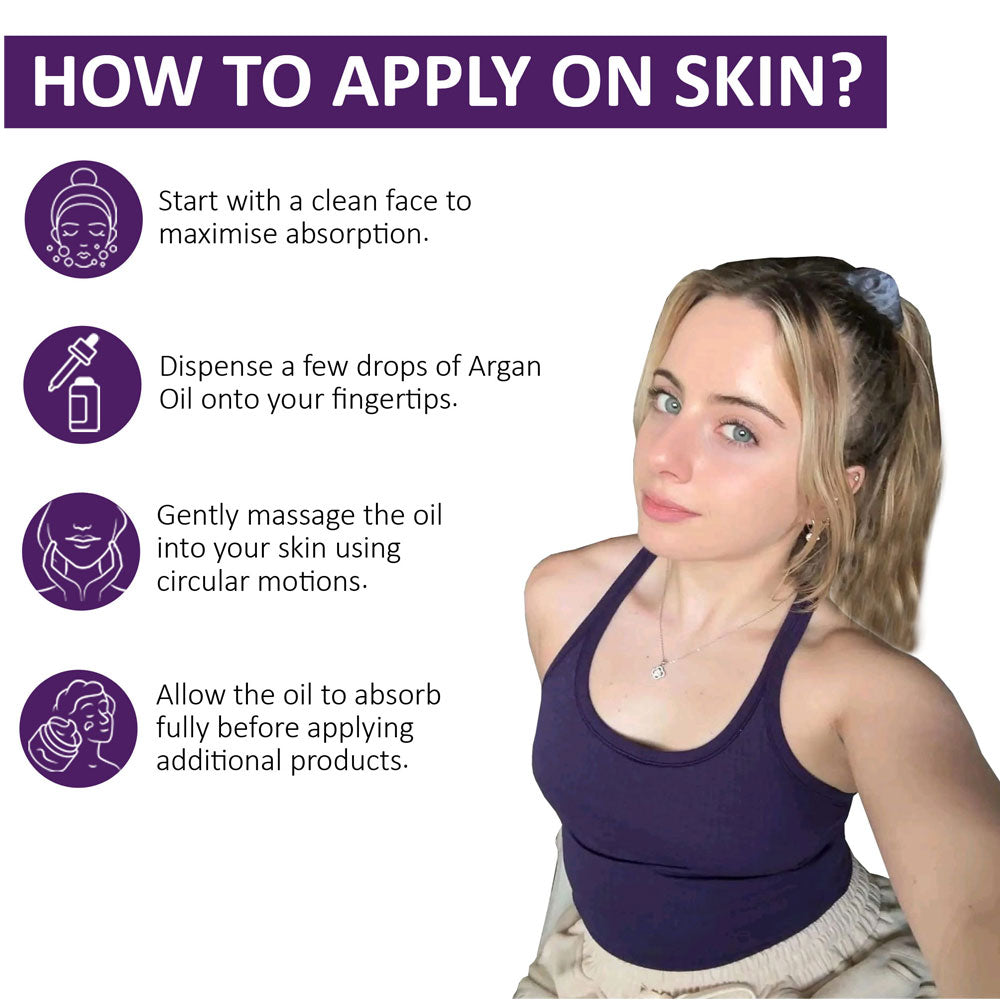 Buy Organic Argan Oil for Skin And Dry Skin | Argan Oil for Face | 7Days Natural image 7