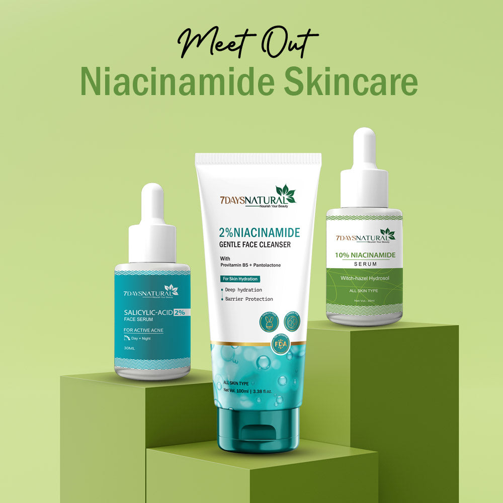 10% Niacinamide Face Serum For Acne Marks & Acne Prone Skin 30ml | 7Days Natural image 3