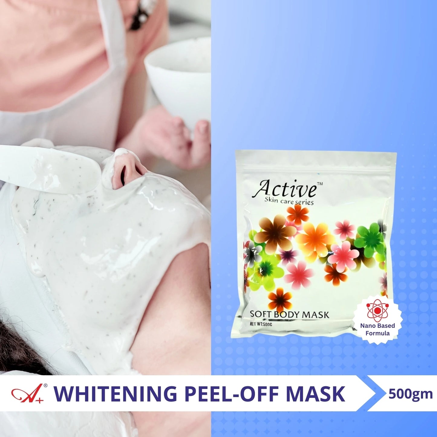 Active Whitening Peel Off Mask 500gm image 1