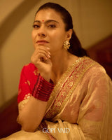 Premium Designer Bandhej Beads Net Saree with Sequins Embroidery for Wedding & Festive Wear