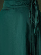 Green & Peach Block Print Lehenga Choli - Elganza