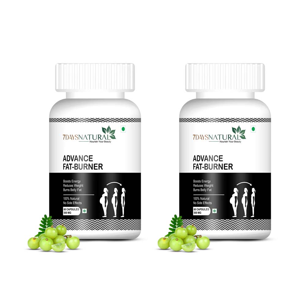 7Days Natural Advanced Fat Burner Capsule | Loose Inches capsule for Men and Women image 1