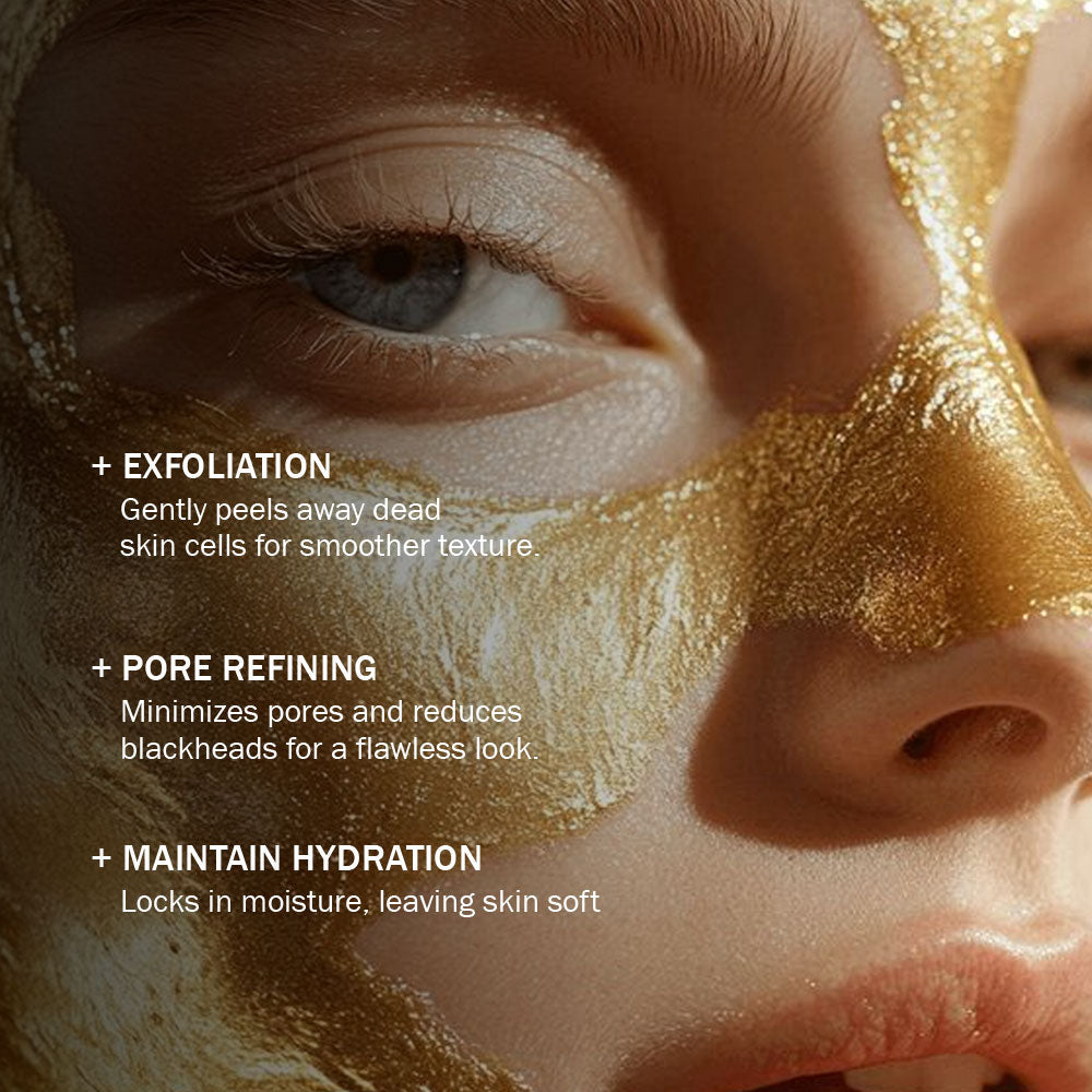 7DAYS NATURAL Golden Gold Peel Off Mask For Skin Men & Women - 50GM image 9