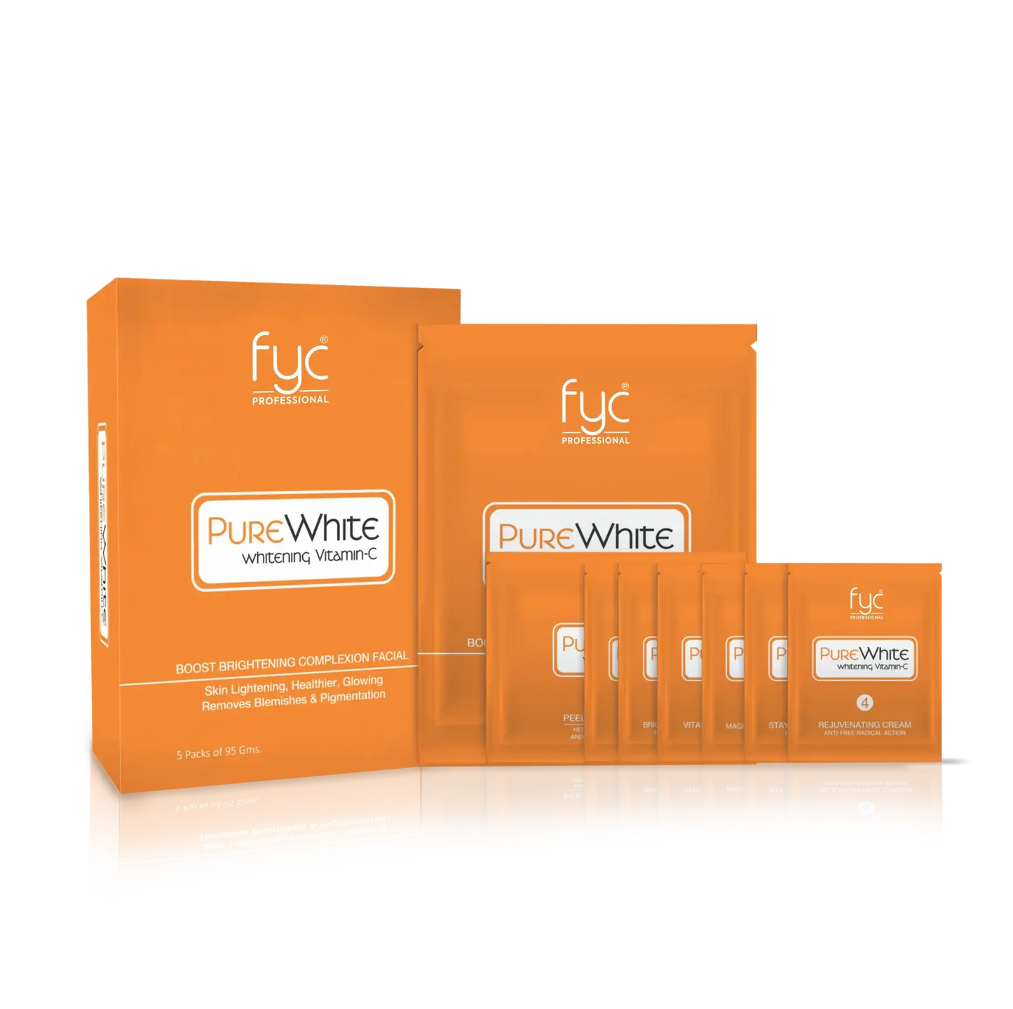 FYC Professional Pure White Vitamin C Facial Kit Pouch: Your Path to Radiant Skin image 1
