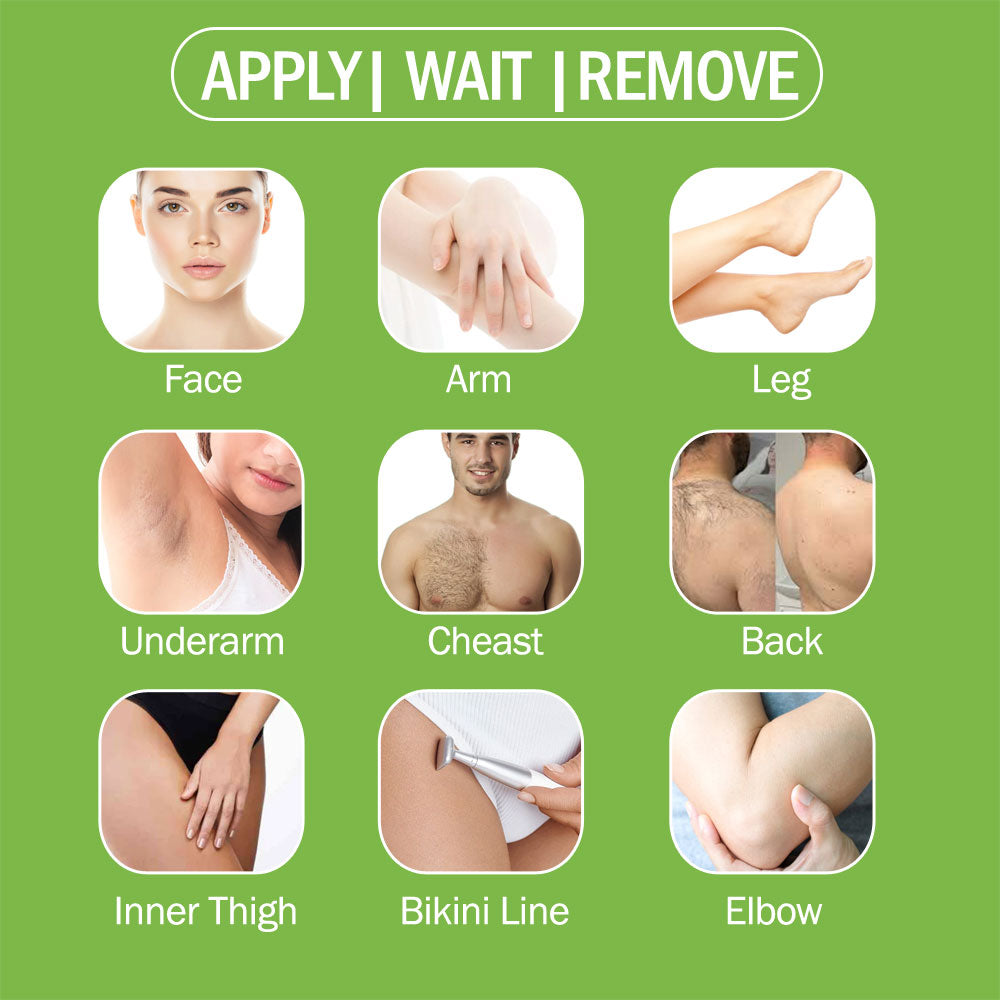 7DAYS NATURAL Hair Removal Cream With No Pain For Women & Men - 30GM image 8