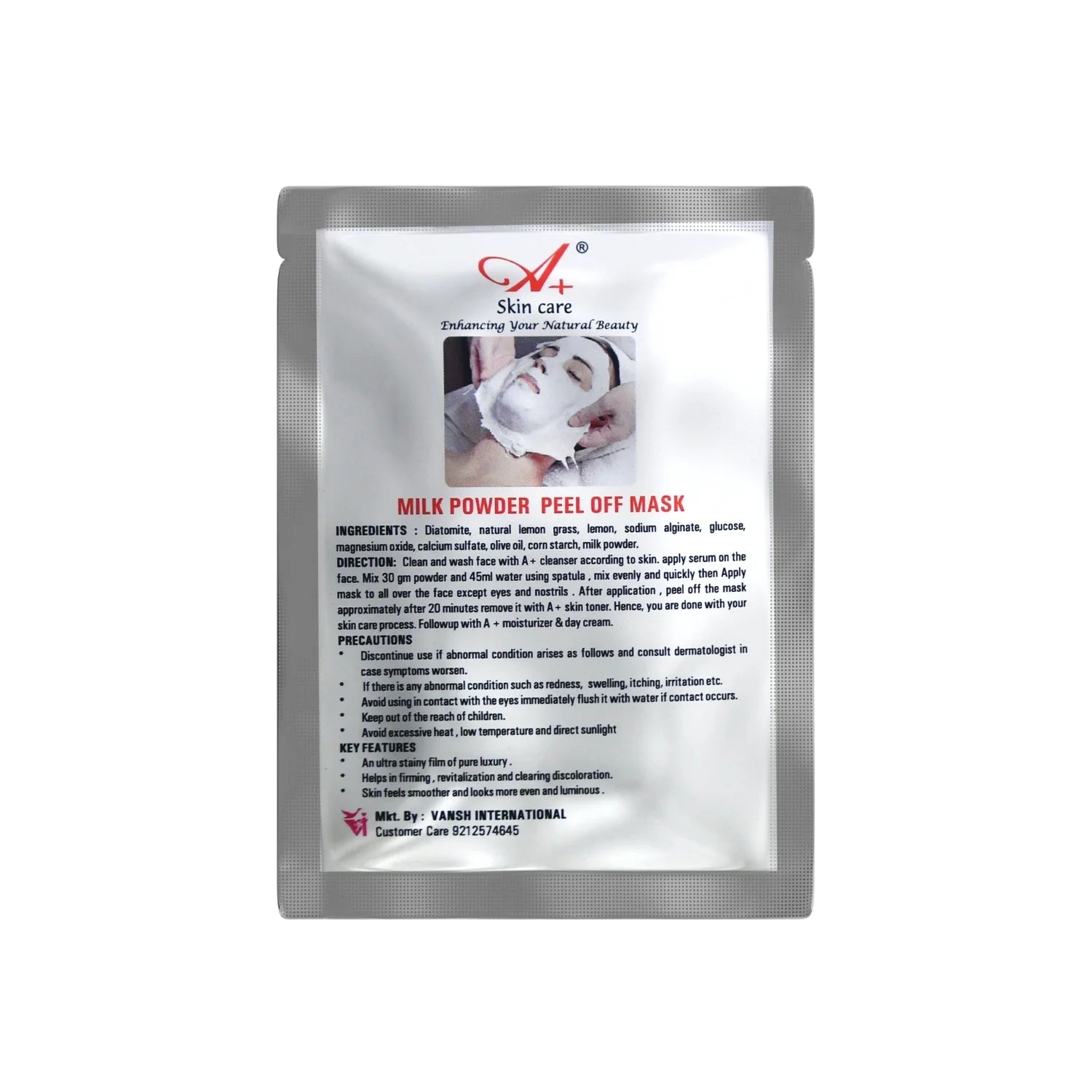 A+ Whitening Peel-Off Mask (Pack of 2) image 0