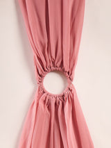 Pink Embroidered Nyra-Cut Kurta Palazzo With Dupatta - Elganza