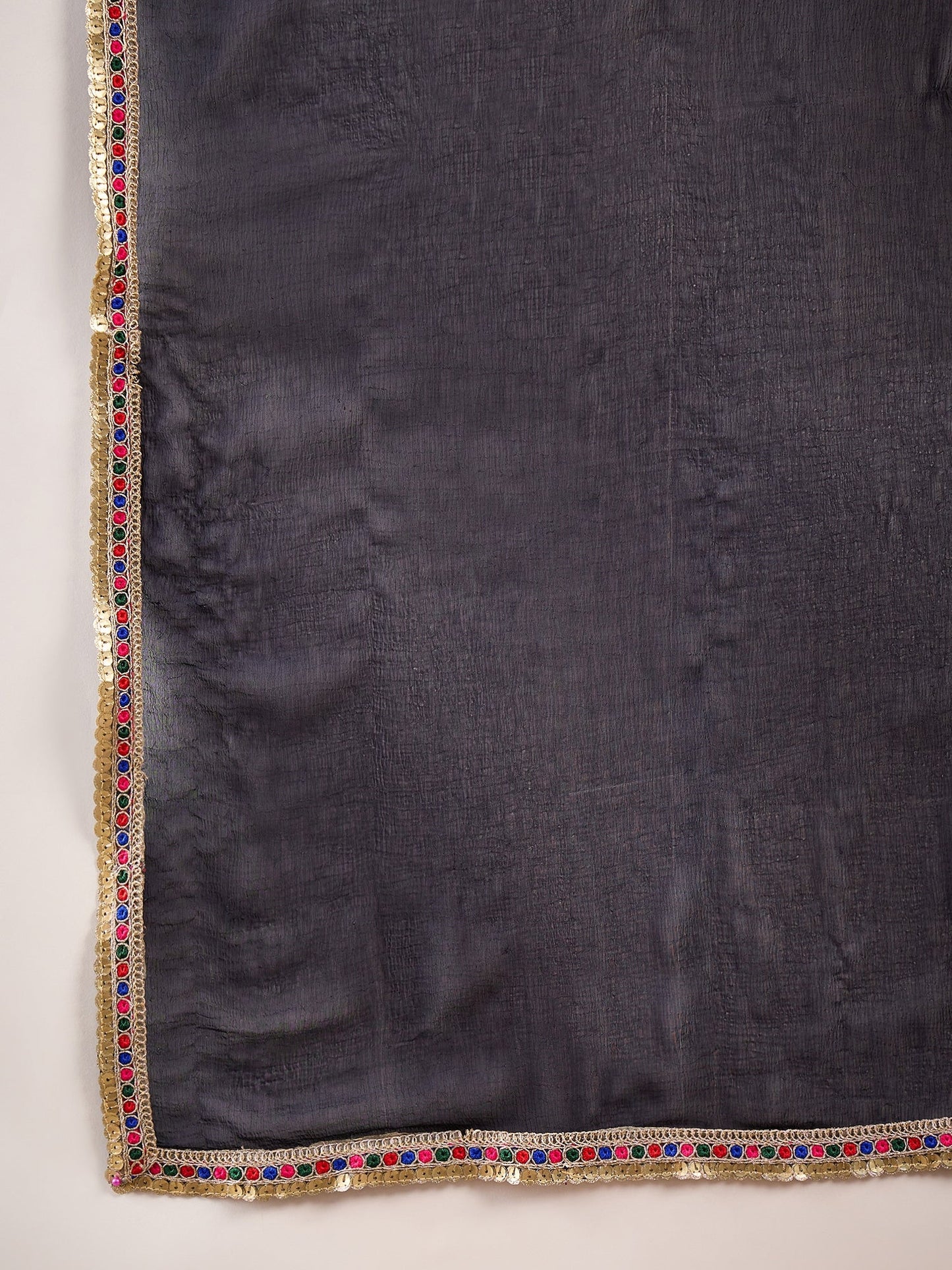 Navy Blue Gold Printed Lehenga Choli With Dupatta - Elganza