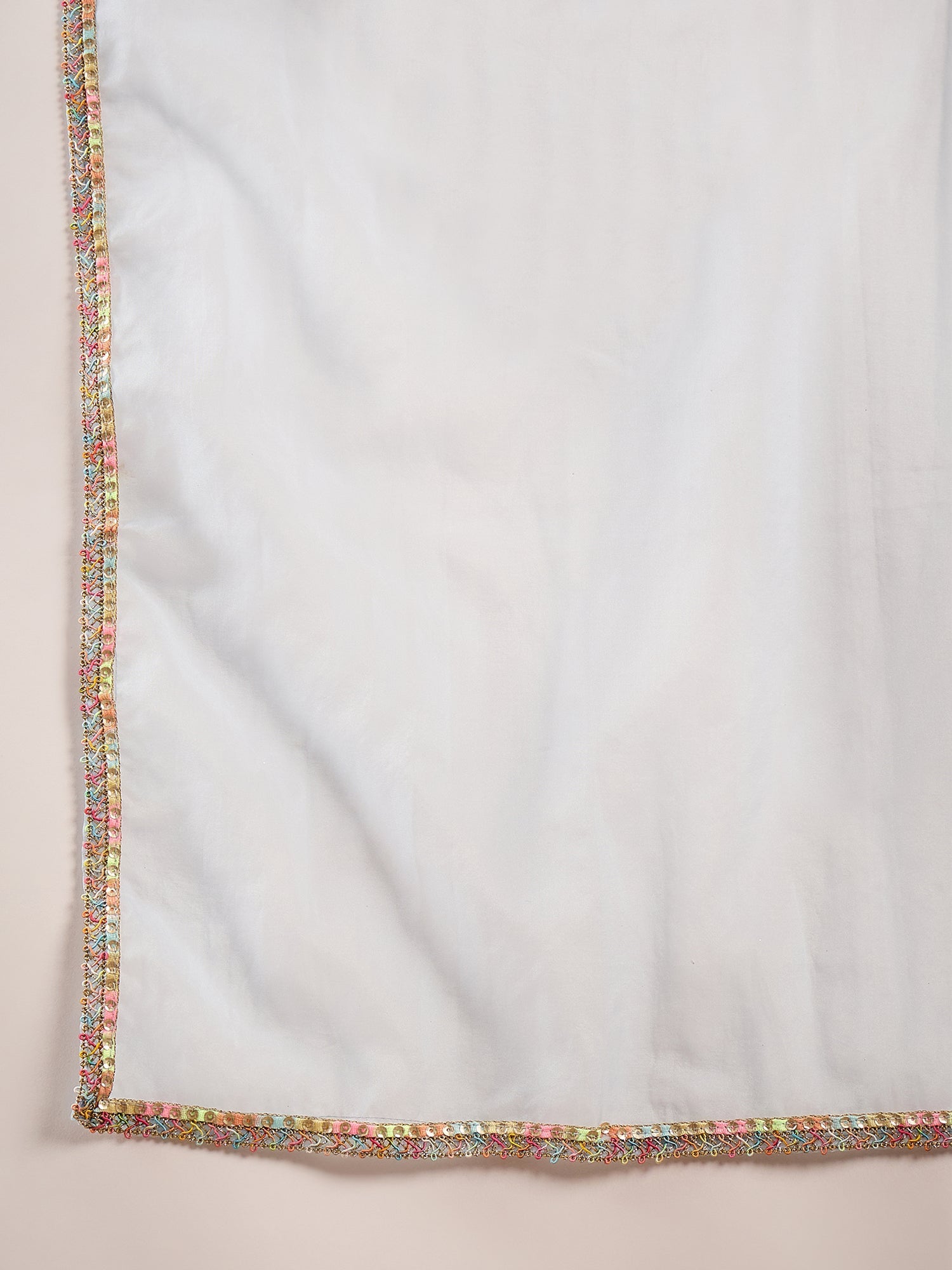 Blue Pichwai Print Kurta Palazzo With Dupatta - Elganza
