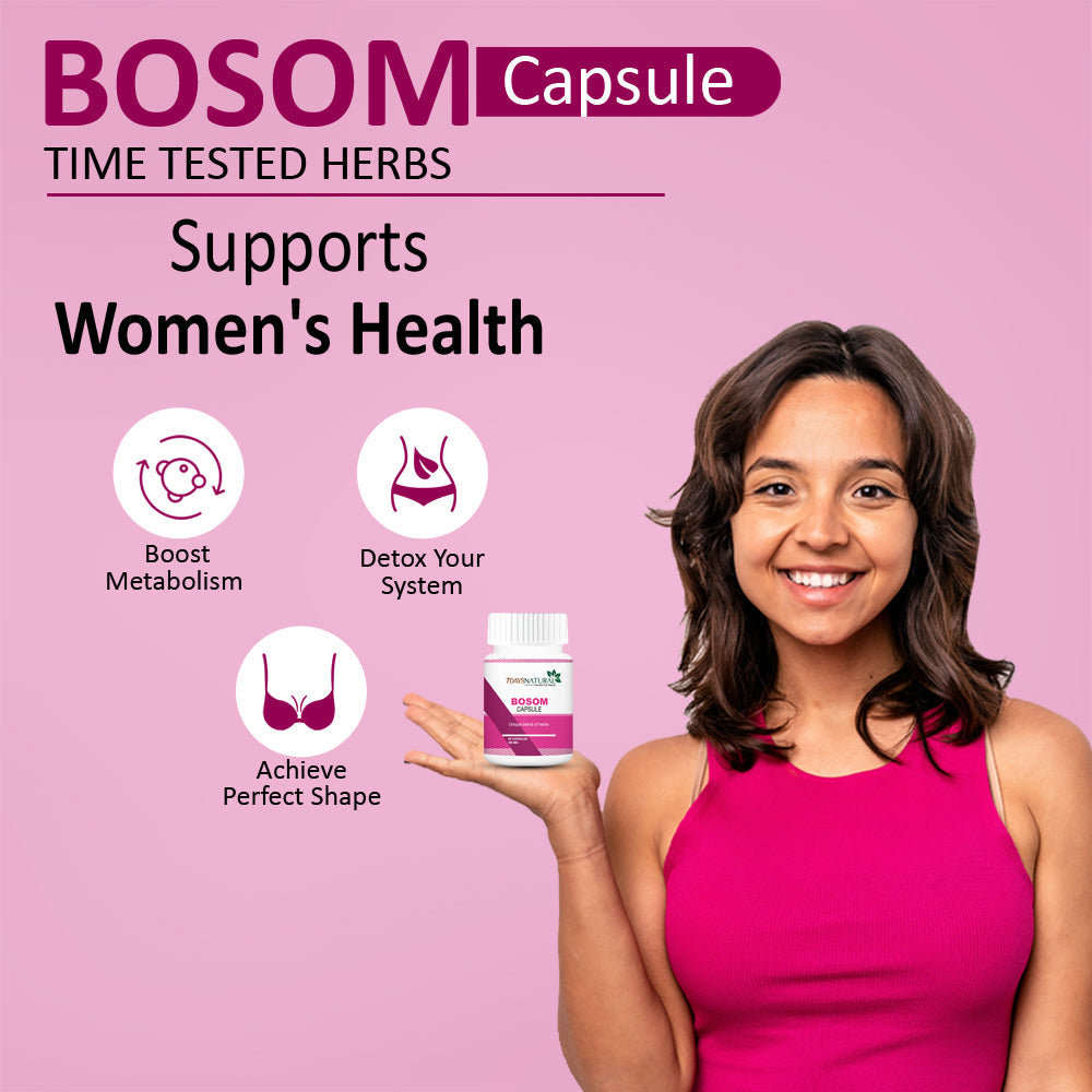 Bosom  increase (60 Capsules) | 7Days Natural image 8