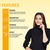 7Days Natural Ubtan Face Scrub For Face with Turmeric – 100g Scrub image 7