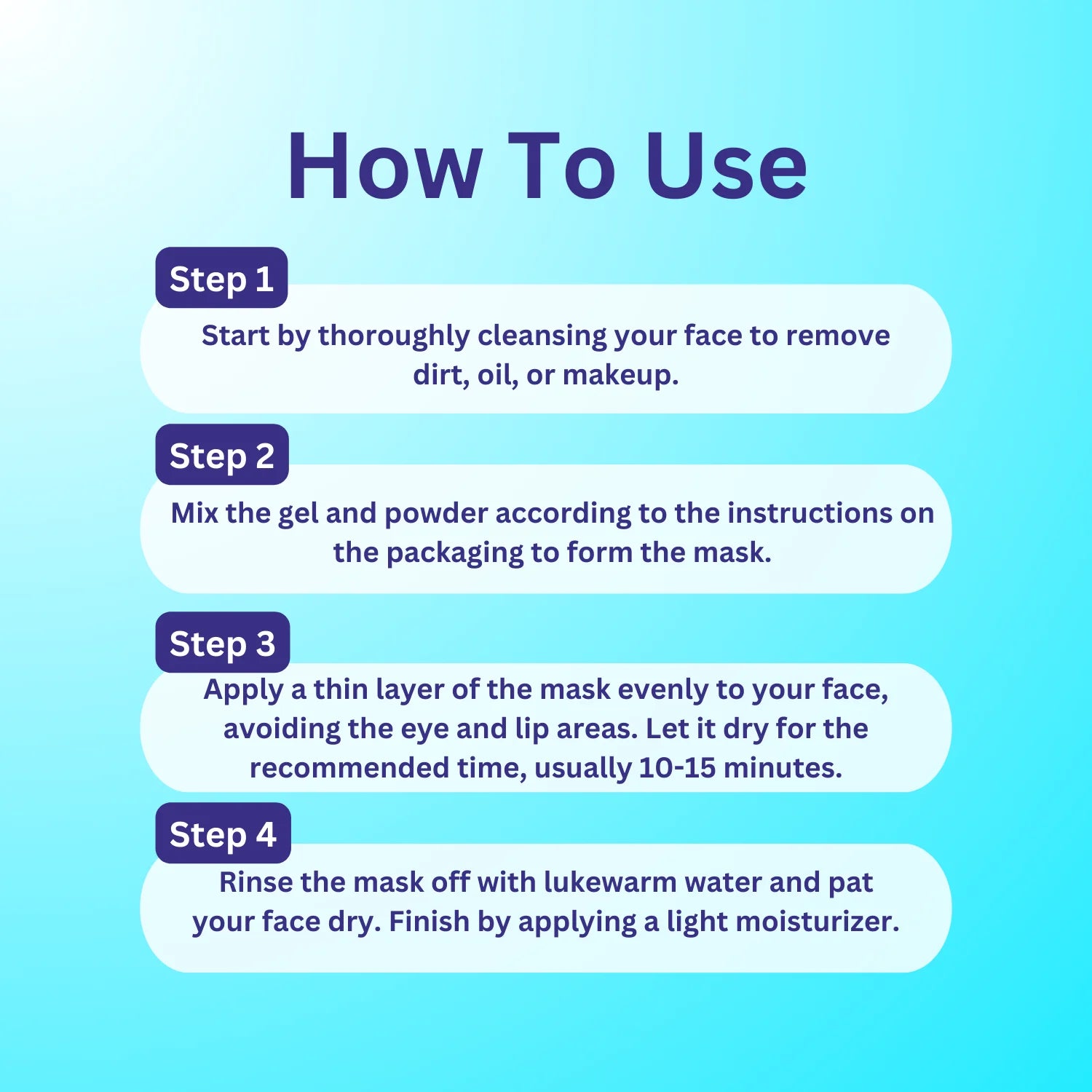 A+ 2010 Oxy Soothing Gel Mask (12 Powder + 12 Gel) image 3