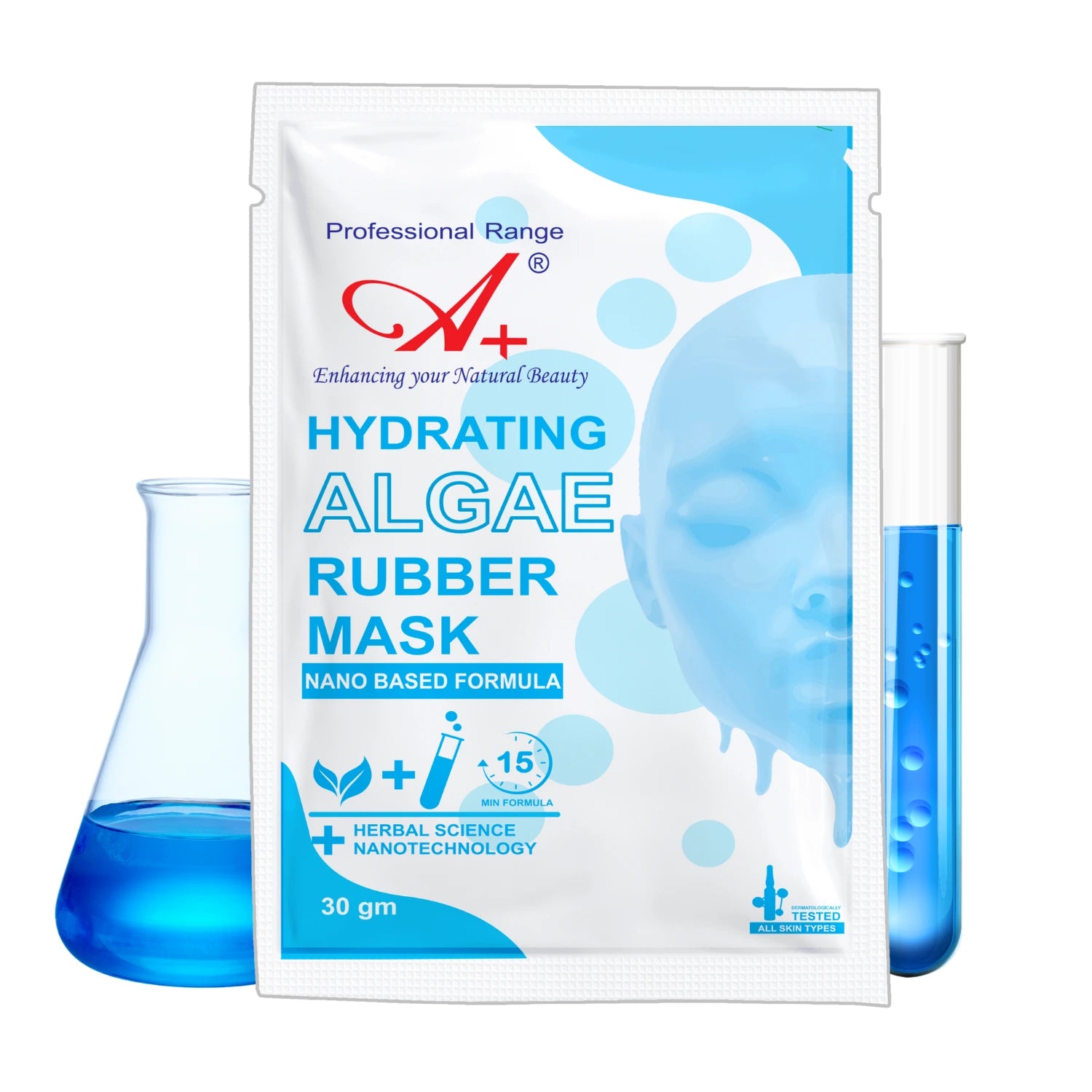 A+ Hydrating Algae Rubber Mask also know as Peel-off Mask/Mould Mask/Goji Mask – 30 gm image 0