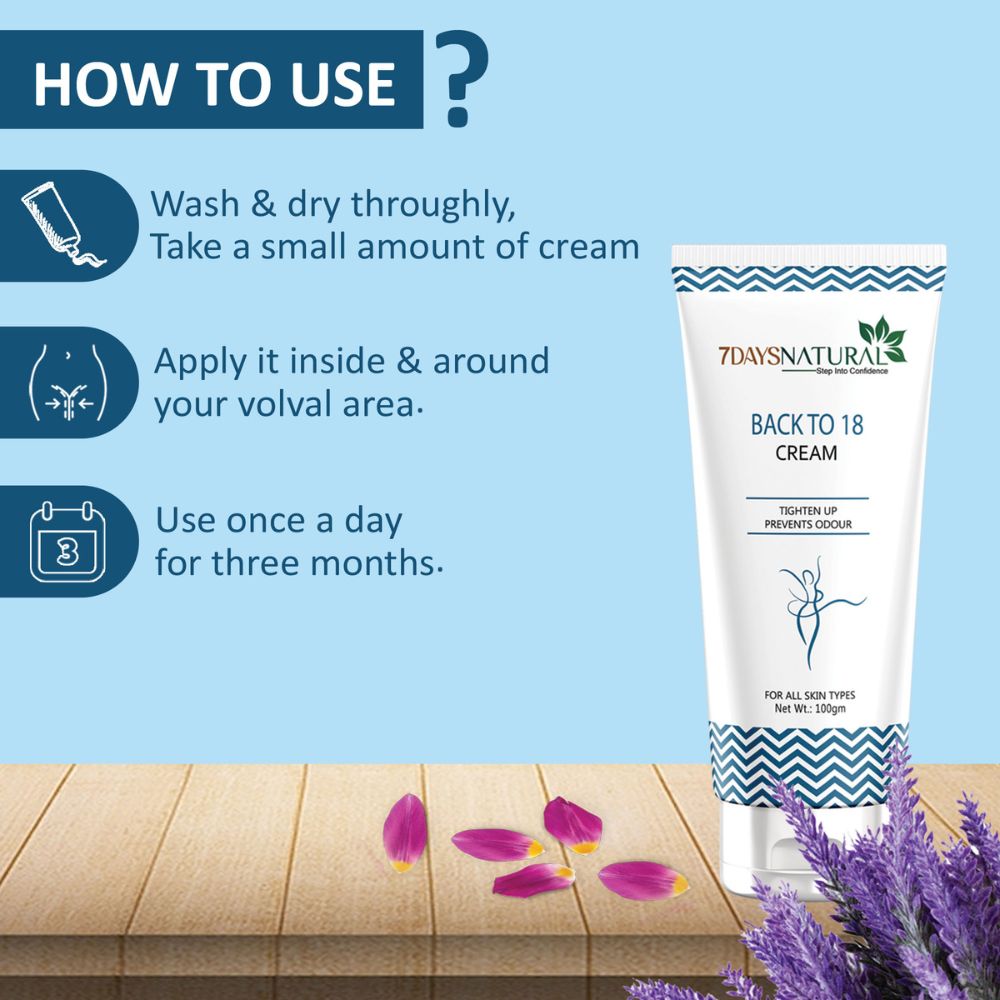 Back to 18 cream for women | V Tightening Cream for Women7Days Natural- 100 ml image 9