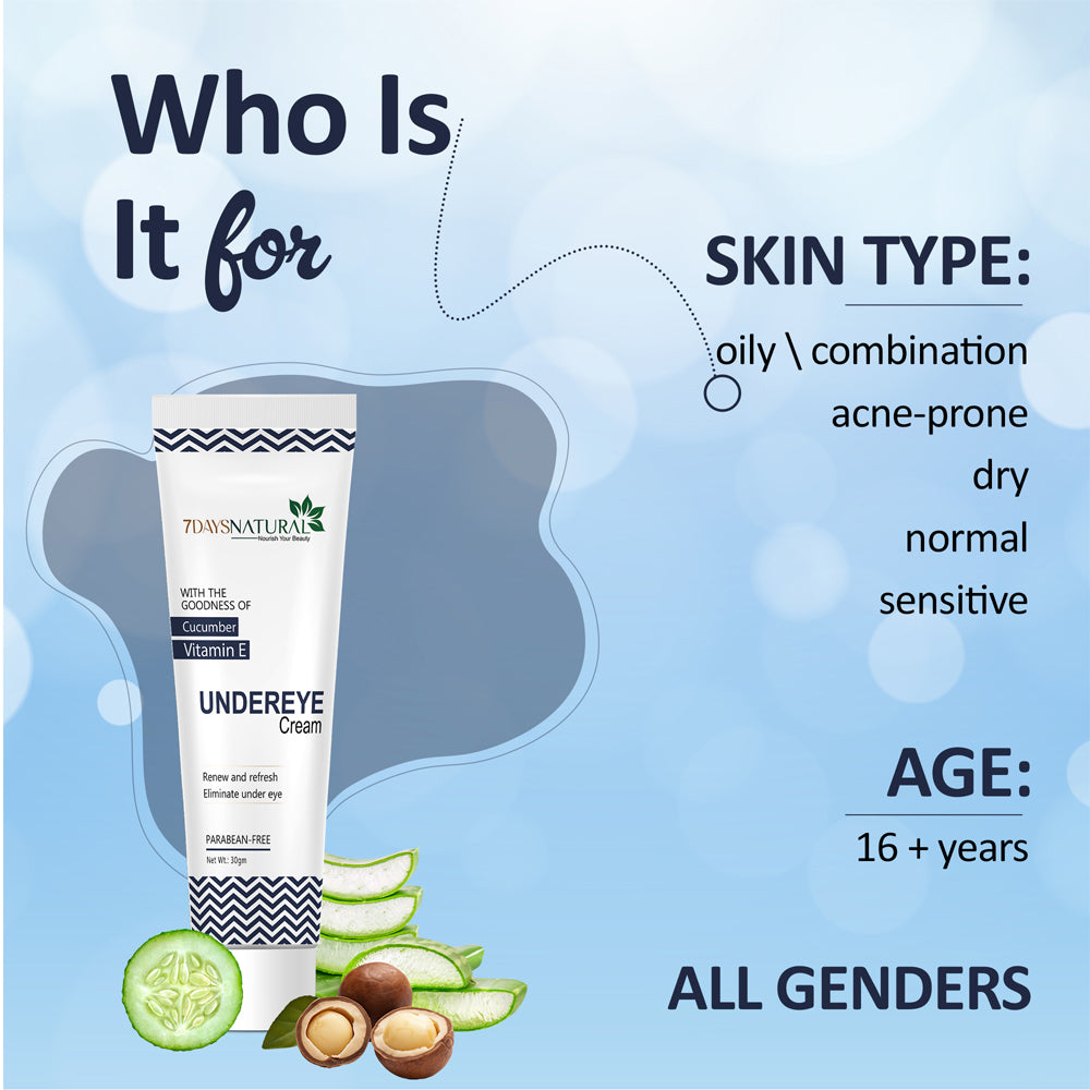 Buy Under Eye Cream Products Online | 7Days Natural- 30 ml image 6