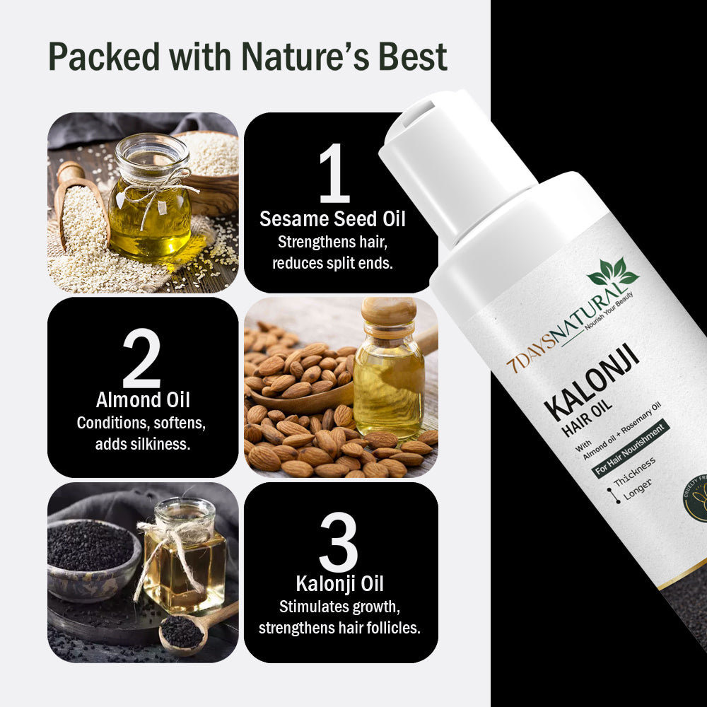 Kalonji Oil for Hair | 7Days Natural image 1