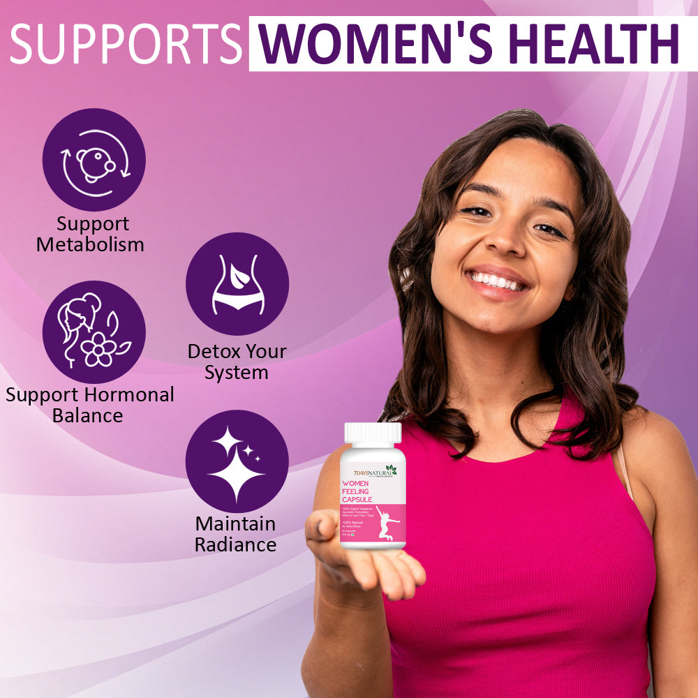 Women Feeling Capsule | Ayurvedic Hormonal Balance Support image 3