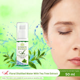 Floral Distilled Face Mist with Tea Tree Oil – 100 ml image 1