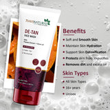 7DAYS NATURAL De-Tan Face Wash For Women & Men Tanned Skin - 100ML image 3