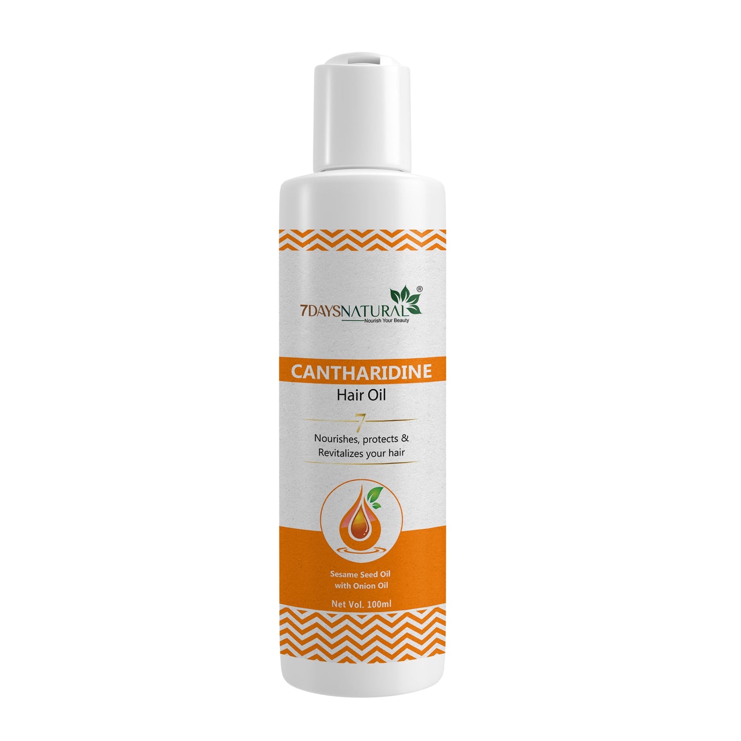 7Days Natural Cantharidine Hair Oil Revive your hair’s natural shine and strength-100 ml image 0