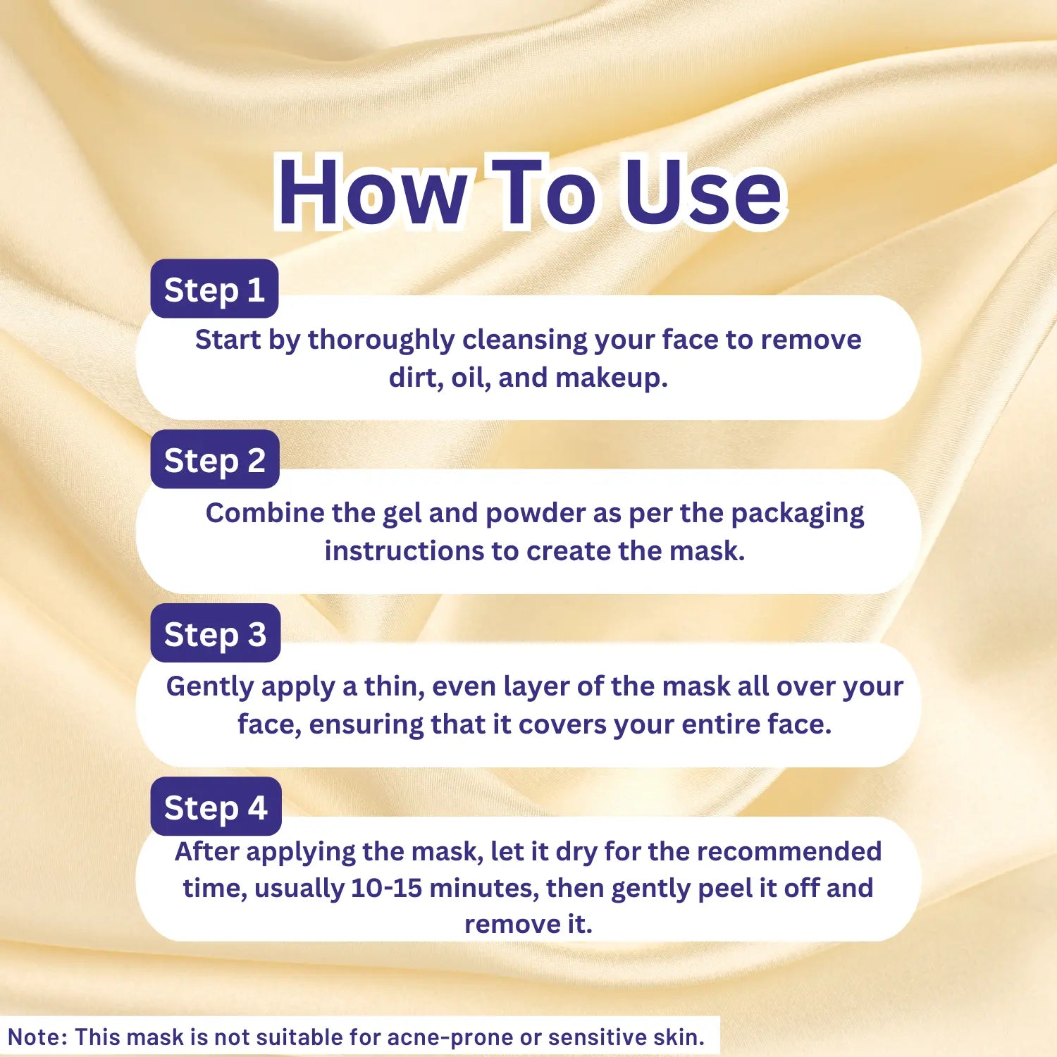 A+ 2080 Gold Soothing Gel Mask (Powder + Gel) image 4