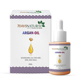 Buy Organic Argan Oil for Skin And Dry Skin | Argan Oil for Face | 7Days Natural image 1