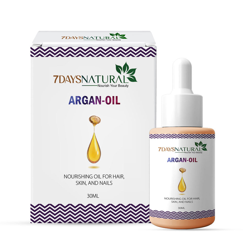 Buy Organic Argan Oil for Skin And Dry Skin | Argan Oil for Face | 7Days Natural image 1