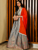 White Block Print Co-Ord Set - Elganza