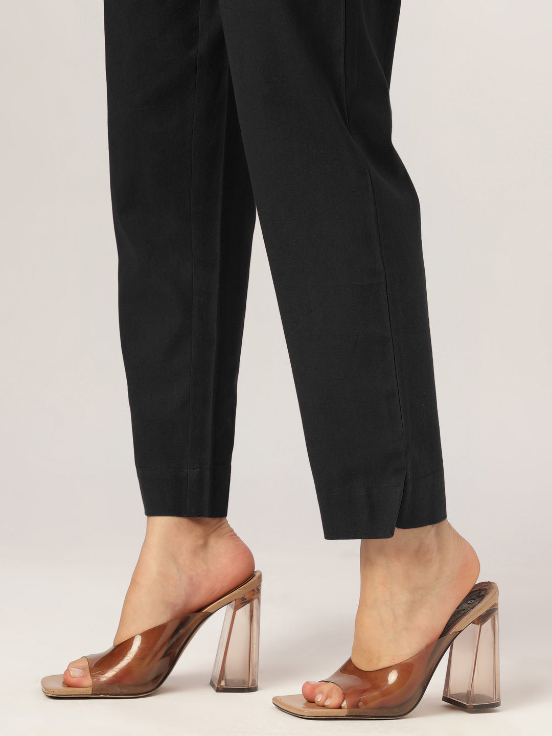 Women's Black Cotton Solid A-line Co-ord Set