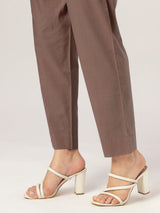 Women's Brown Pure Cotton Ethnic Motifs Printed A-line Kurta Set