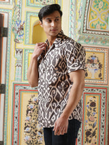 Multicolor Ethnic Motifs Shirt - Elganza