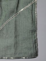 Green Floral Print Lehenga Choli With Dupatta