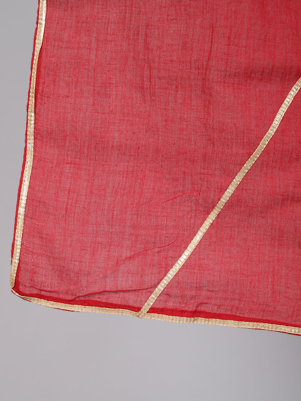 Red Printed Lehenga Choli With Dupatta