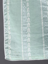 Pastel Green Khari Print Lehenga Choli With Dupatta