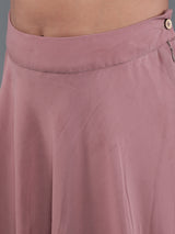 Mauve Lehenga Choli With Embroidered Jacket - Elganza