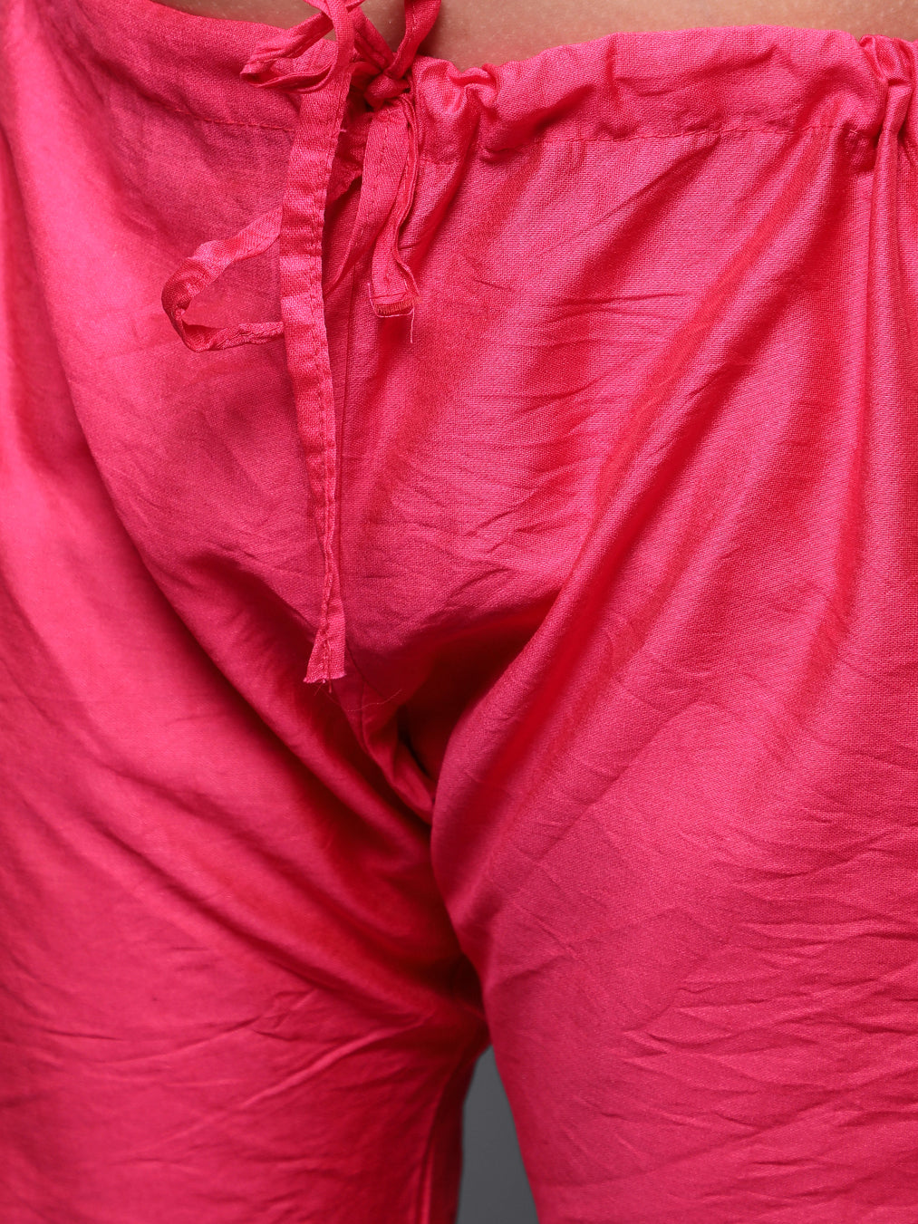 Pink & Green Floral Print Kurta Pyjama With Nehru Jacket - Elganza