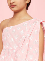 Pink Khari Print Lehenga Choli