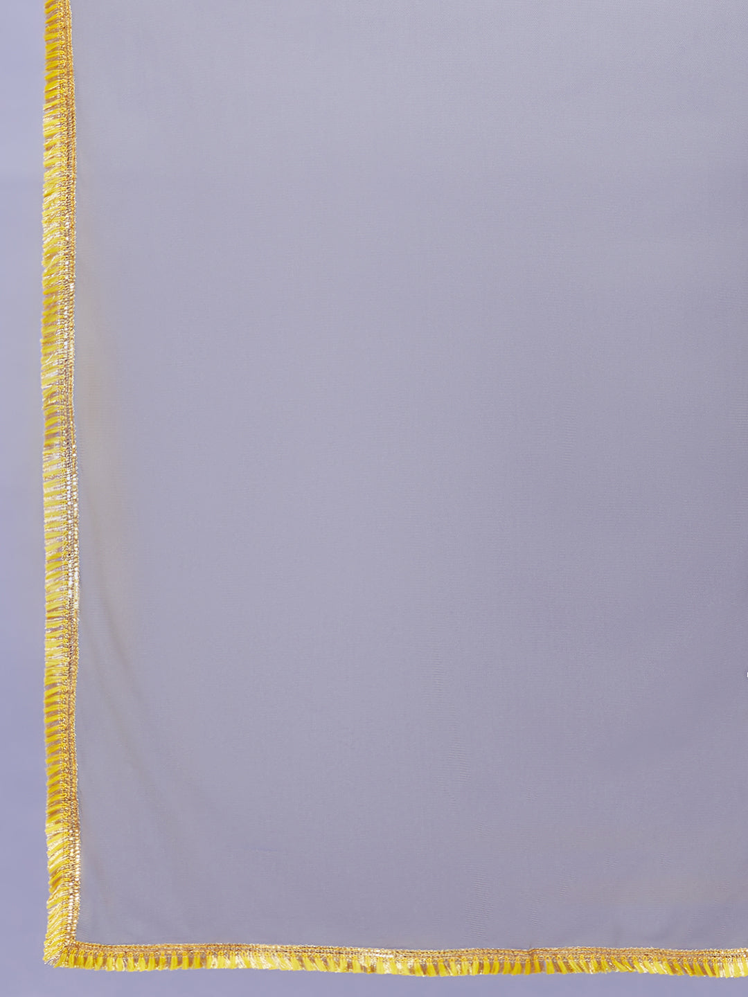 Yellow Checked Lehenga Choli With Dupatta