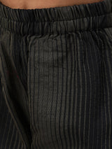 Black Brocade Designed Kurta Palazzo With Dupatta