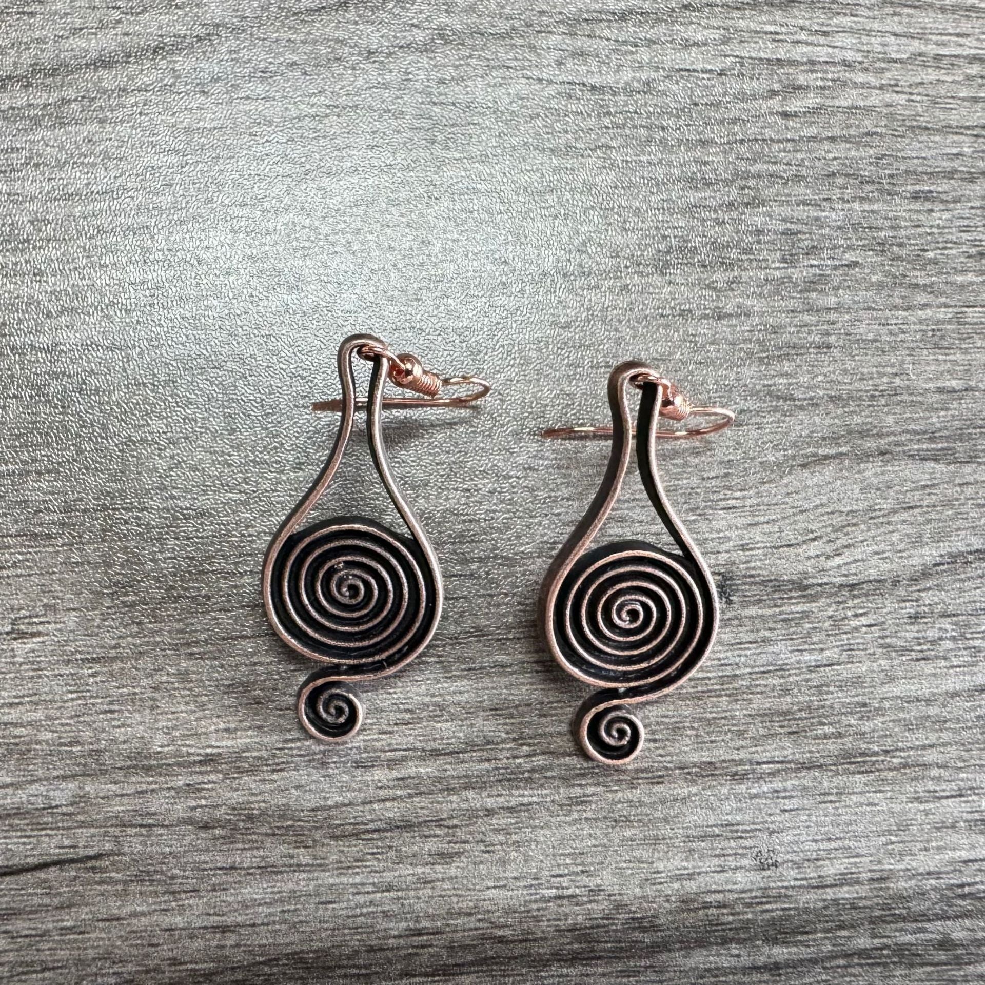 Imported Retro Spiral Psychedelic Earrings for Women - Elganza