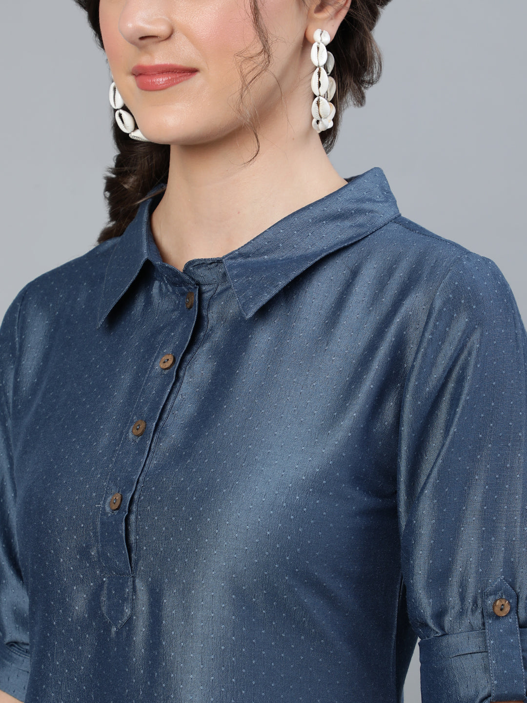 Blue Pathani Kurta - Elganza