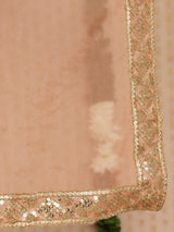 Peach Jacquard Lehenga Choli With Dupatta
