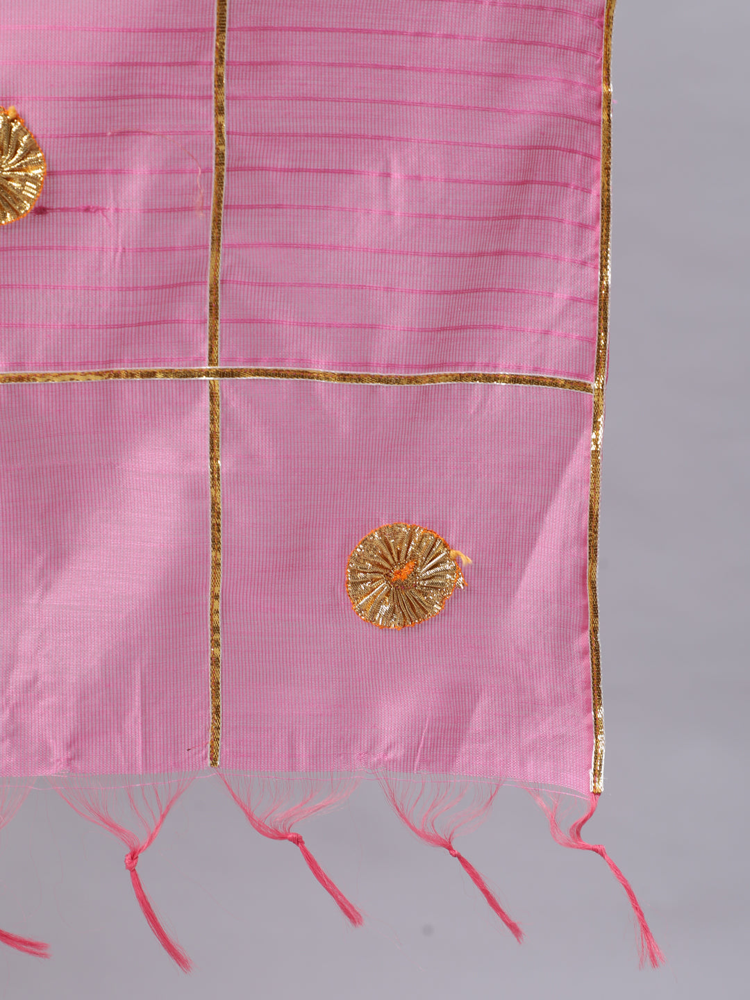 Green & Pink Sequin Lehenga Choli With Dupatta - Elganza