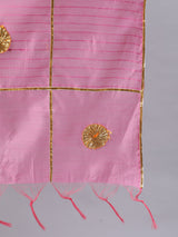 Green & Pink Sequin Lehenga Choli With Dupatta - Elganza