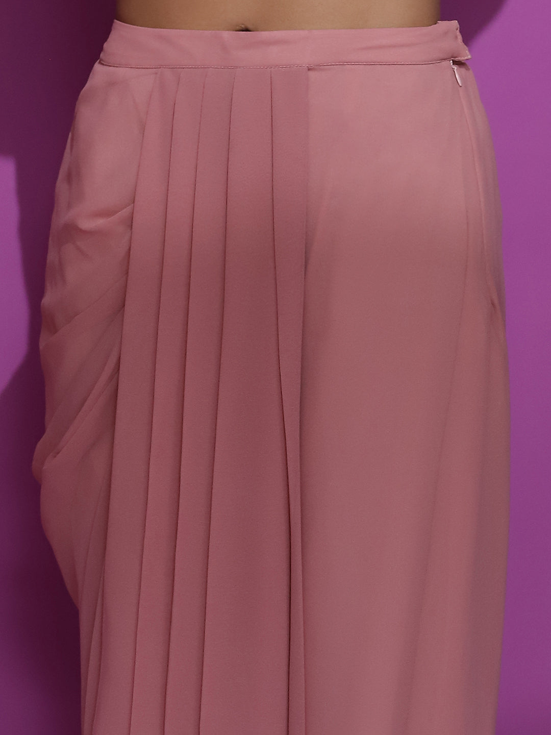 Pink Embroidered Co-Ords Set - Elganza